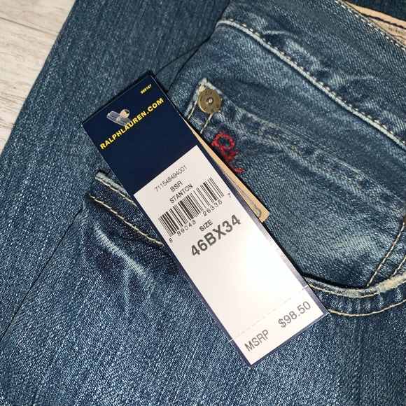 Polo Ralph Lauren Hampton Straight Jeans NWT - Picture 2 of 7